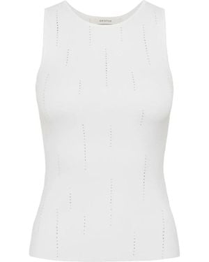 Gestuz Sleeveless Tops - White