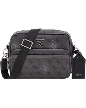 Guess Milano Double-Zip Crossbody Bag - Zwart