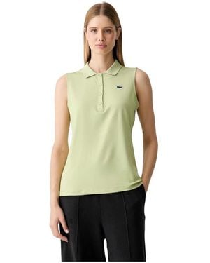 Lacoste Sleeveless Tops - Vert