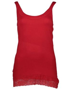 Silvian Heach Cotton Top - Rood