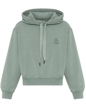 Isabel Marant Hoodies & Sweatvesten ,Groen ,Katoen Salmy Sweatshirt