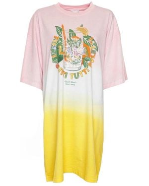 Lala Berlin T-Shirt Kleid - Gelb