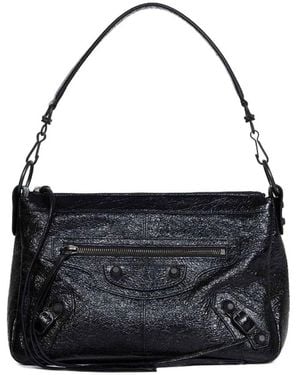Balenciaga Tassen ,Zwart ,Nylon 8660572Abek Schoudertas