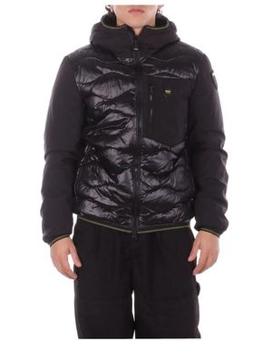 Blauer Jassen ,Zwart ,Leer Albert Down Jacket