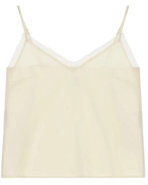 Imperial Sleeveless Tops - Natural