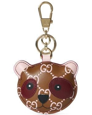 Gucci Panda Form Anhänger - Mettallic