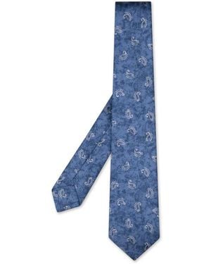 Kiton Ties - Blauw