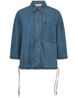 Mos Mosh Denimhemd - Blau