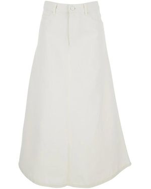 Ami Paris Lange Rok - Wit