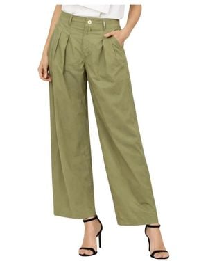 High Wide Pants - Green