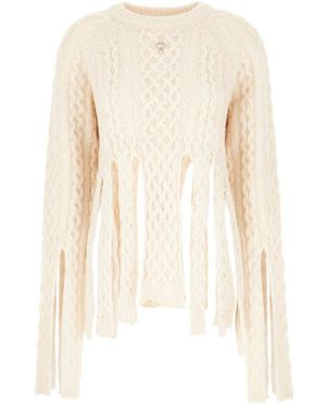 Coperni Round-Neck Knitwear - Neutro