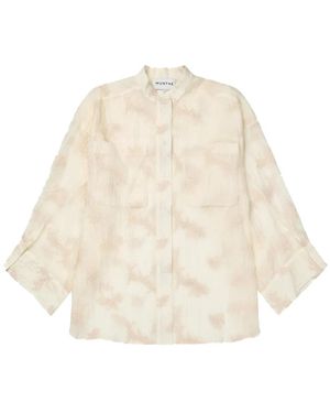 Munthe Overhemden ,Shirts - Naturel
