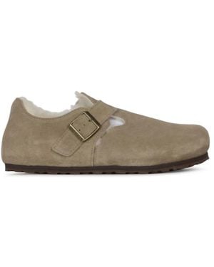 Birkenstock Flat Shoes - Natural