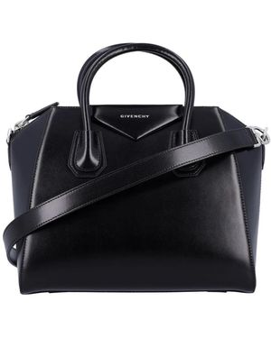 Givenchy Antigona Leder Henkeltasche - Schwarz