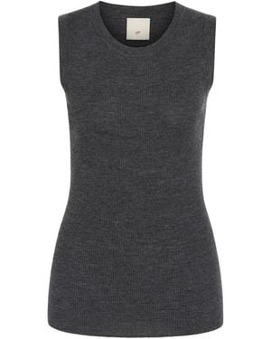 Heartmade Round-Neck Knitwear - Black