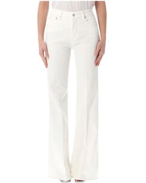CYCLE Jeans ,Denim High Rise Flair Jeans - Wit