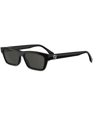 Fendi Ff Squared Sonnenbrille - Schwarz