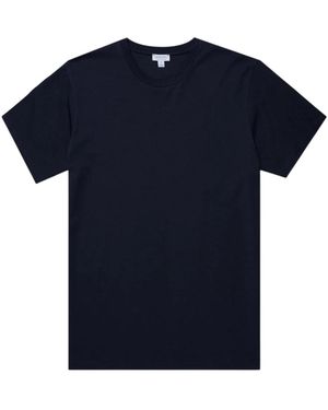 Sunspel T-Shirts - Blue