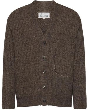 Maison Margiela Bruine Sweaters Voor Stijlvolle Look