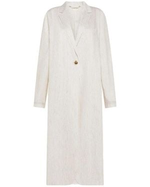 Seventy Single-Breasted Coats - Blanco