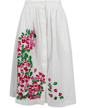 Mii Midi Skirts - Blanco