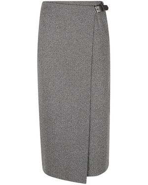 Weekend by Maxmara Petali Midi Rok - Grijs