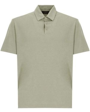 Zanone Tops ,Groen ,Polo Shirts