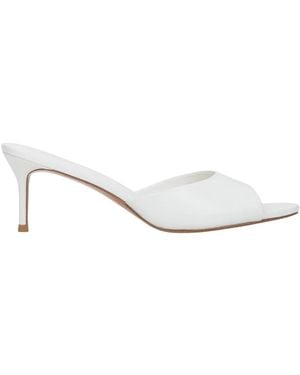 ESTRO Heeled Mules - White