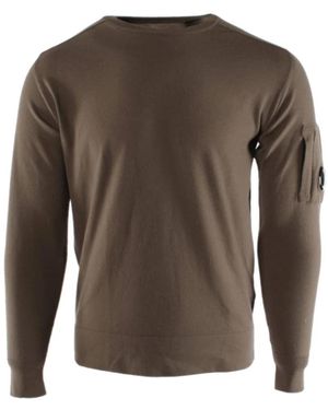 C.P. Company Round-Neck Knitwear - Brown