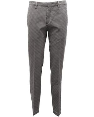 Michael Coal Slim-Fit Trousers - Grey