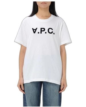 A.P.C. Tops ,Wit ,T-Shirts