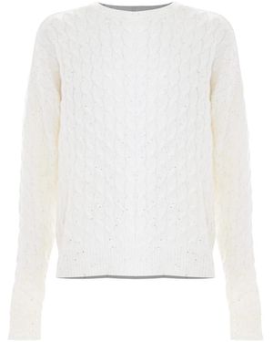 Kocca Round-Neck Knitwear - White