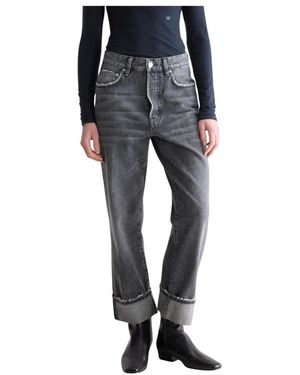 Bellerose Straight Jeans - Negro