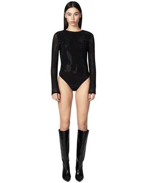 TWENTYFOUR Body Full Strass - Zwart