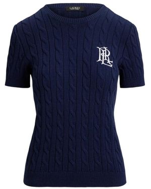 Ralph Lauren Round-Neck Knitwear - Blue