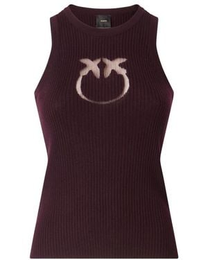 Pinko Sleeveless Tops - Purple