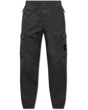 Stone Island Slim-Fit Trousers - Grigio