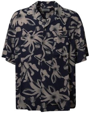 Laneus Short Sleeve Shirts - Black