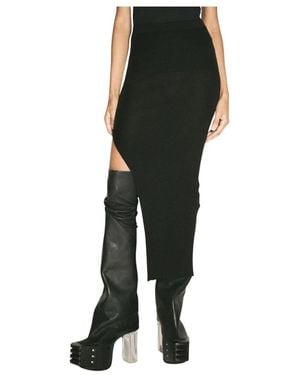 Rick Owens Midi Skirts - Nero
