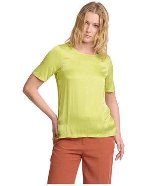 Kocca Overhemden ,Geel ,Stijlvolle Monochrome Top