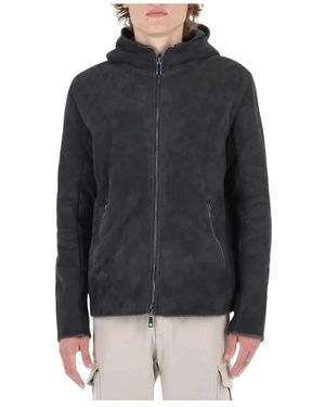 Giorgio Brato Leather Jackets - Black