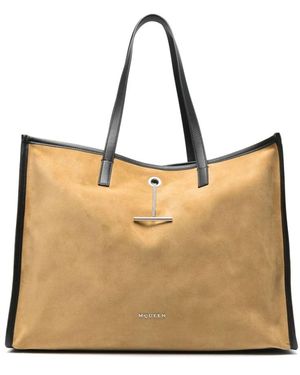 McQueen Tote Bags - Brown