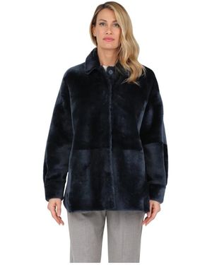 Gimo's Omkeerbare Shearling Jassen - Zwart