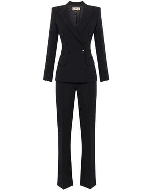 Elisabetta Franchi Double Breasted Suits - Nero