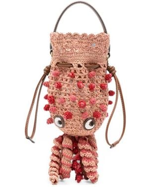 Anya Hindmarch Bucket Bags - Red