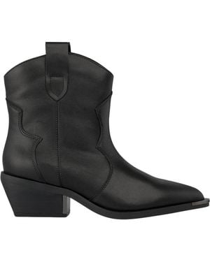 Alma En Pena. Cowboy & Biker Boots - Black