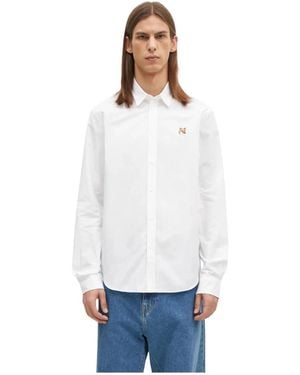 Maison Kitsuné Casual Shirts - Bianco