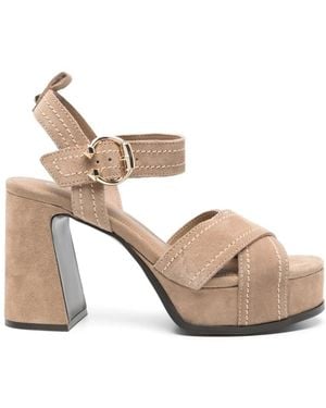 Ash High Heel Sandals - Neutro