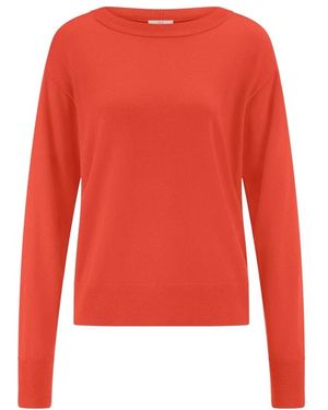 Riani Round-Neck Knitwear - Rojo