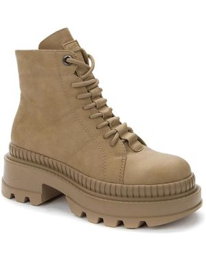 Betsy Lace-Up Boots - Brown